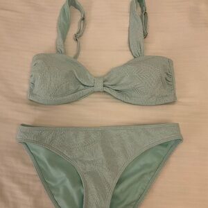 Hollister Mint Green Bikini Set XS
